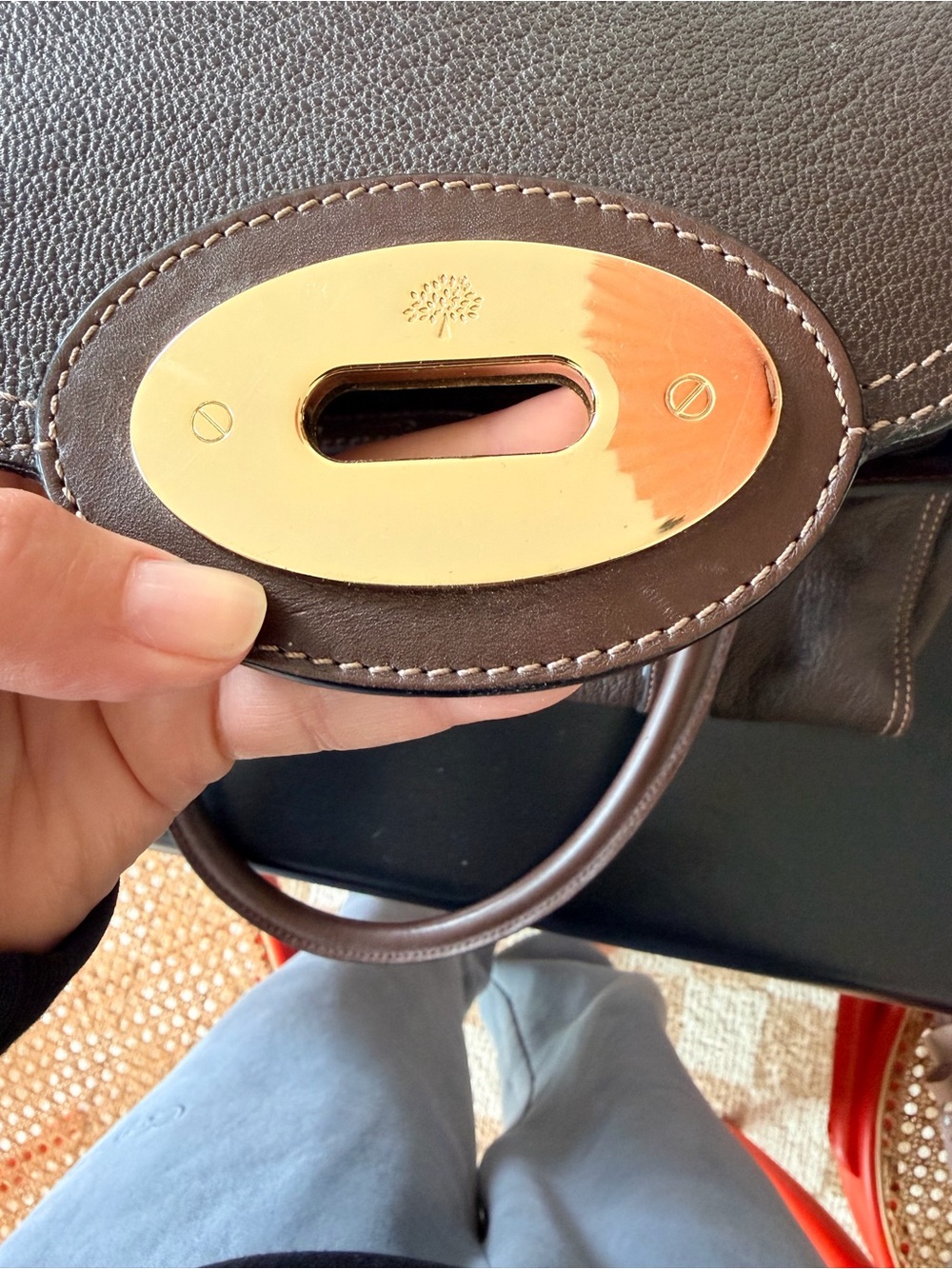 Mulberry Brown Leather purse - Picture 9 of 12